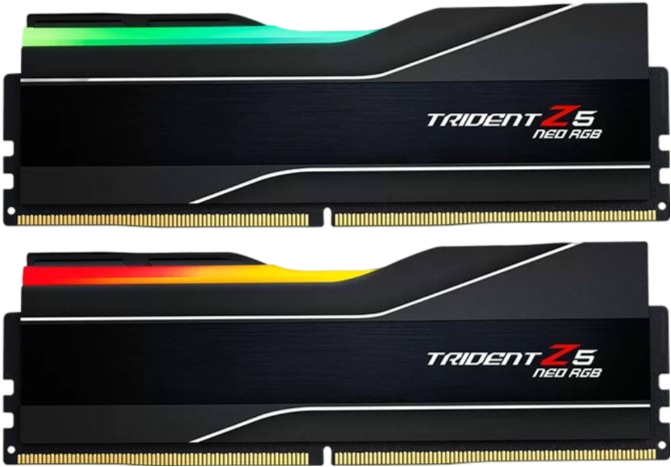 G.Skill Trident Z5 NEO RGB schwarz Kit 32GB, DDR5-6000, CL30-38-38-96