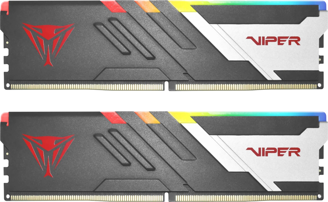 Patriot Viper VENOM RGB UDIMM 64GB Kit, DDR5-6000, CL30-40-40-76