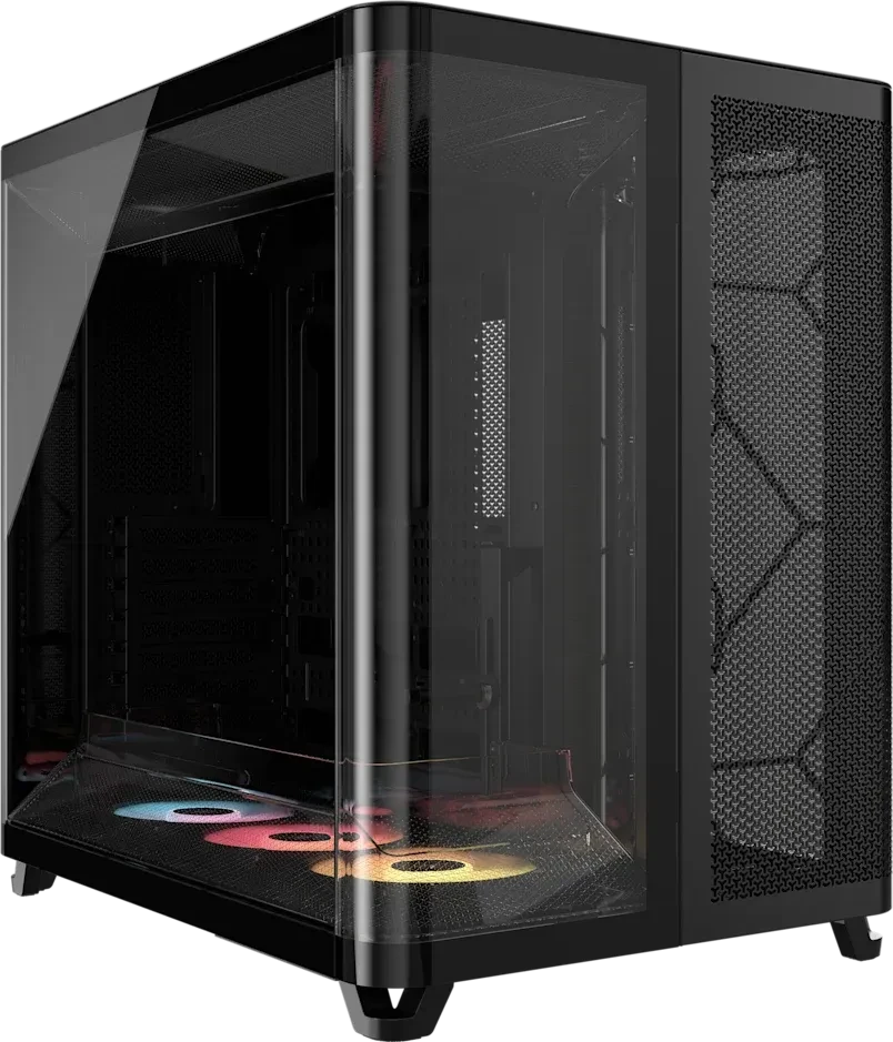 Corsair Air 5400 RS-R ARGB Black, schwarz, Glasfenster