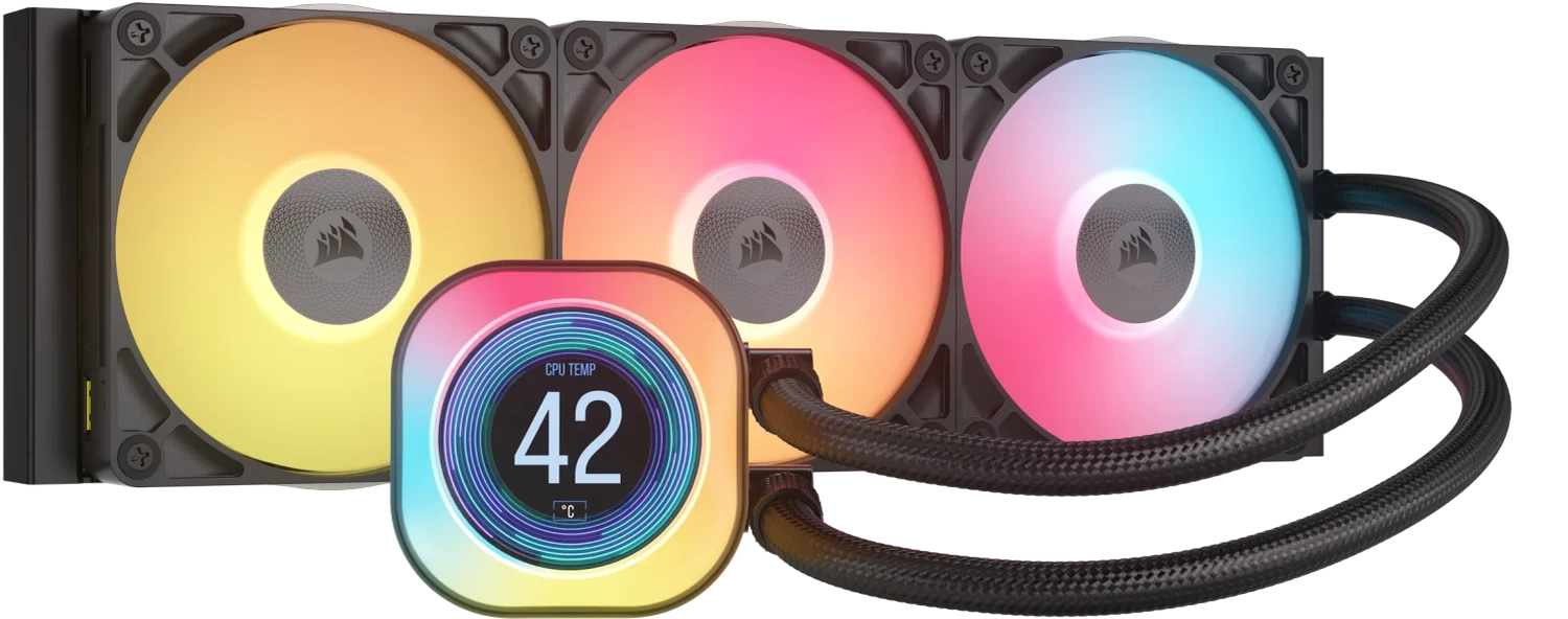 Corsair iCUE LINK Titan 360 RX LCD RGB, schwarz