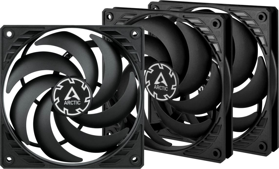 ARCTIC P12 Slim PWM PST, 120mm, 3er-Pack