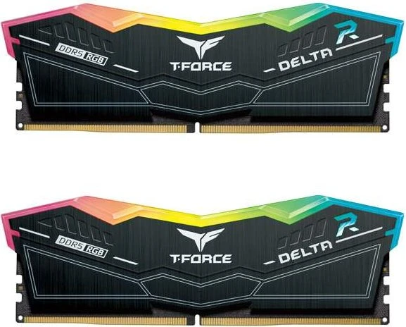 TeamGroup T-Force DELTA RGB schwarz UDIMM 32GB Kit, DDR5-6000, CL30-36-36-76